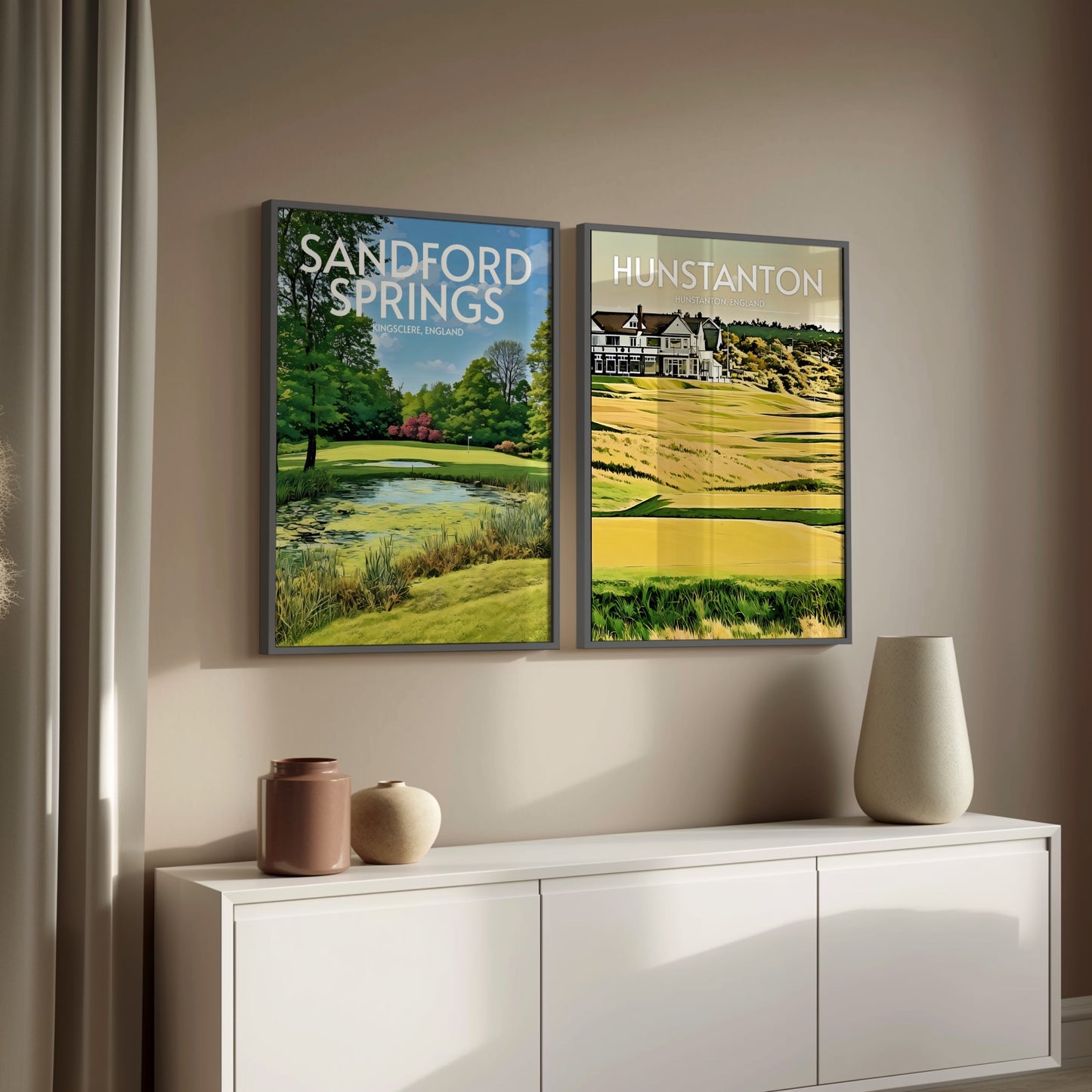 Hunstanton Golf Course Print