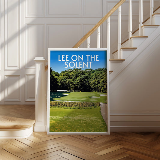 Lee on the Solent Golf Course Print