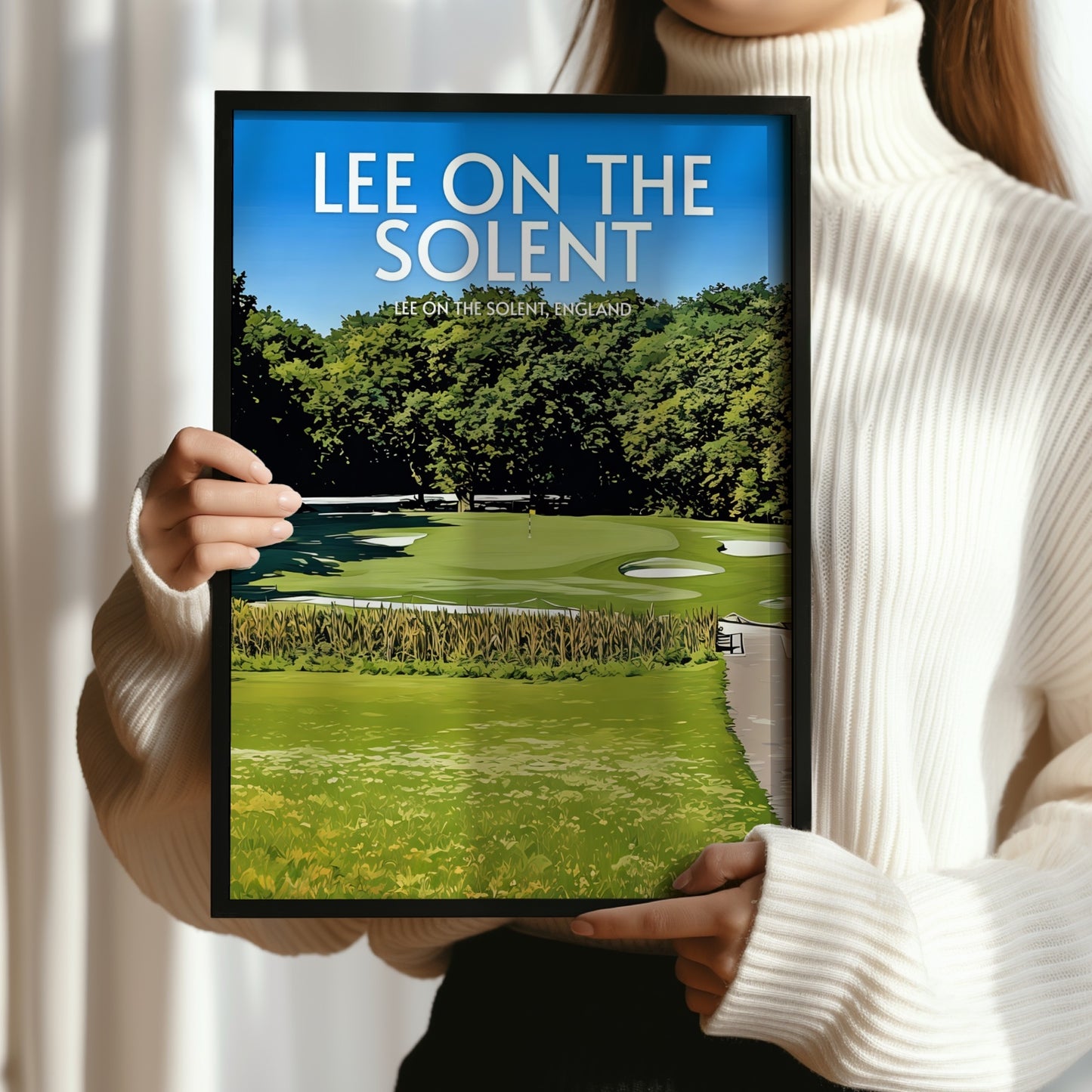 Lee on the Solent Golf Course Print