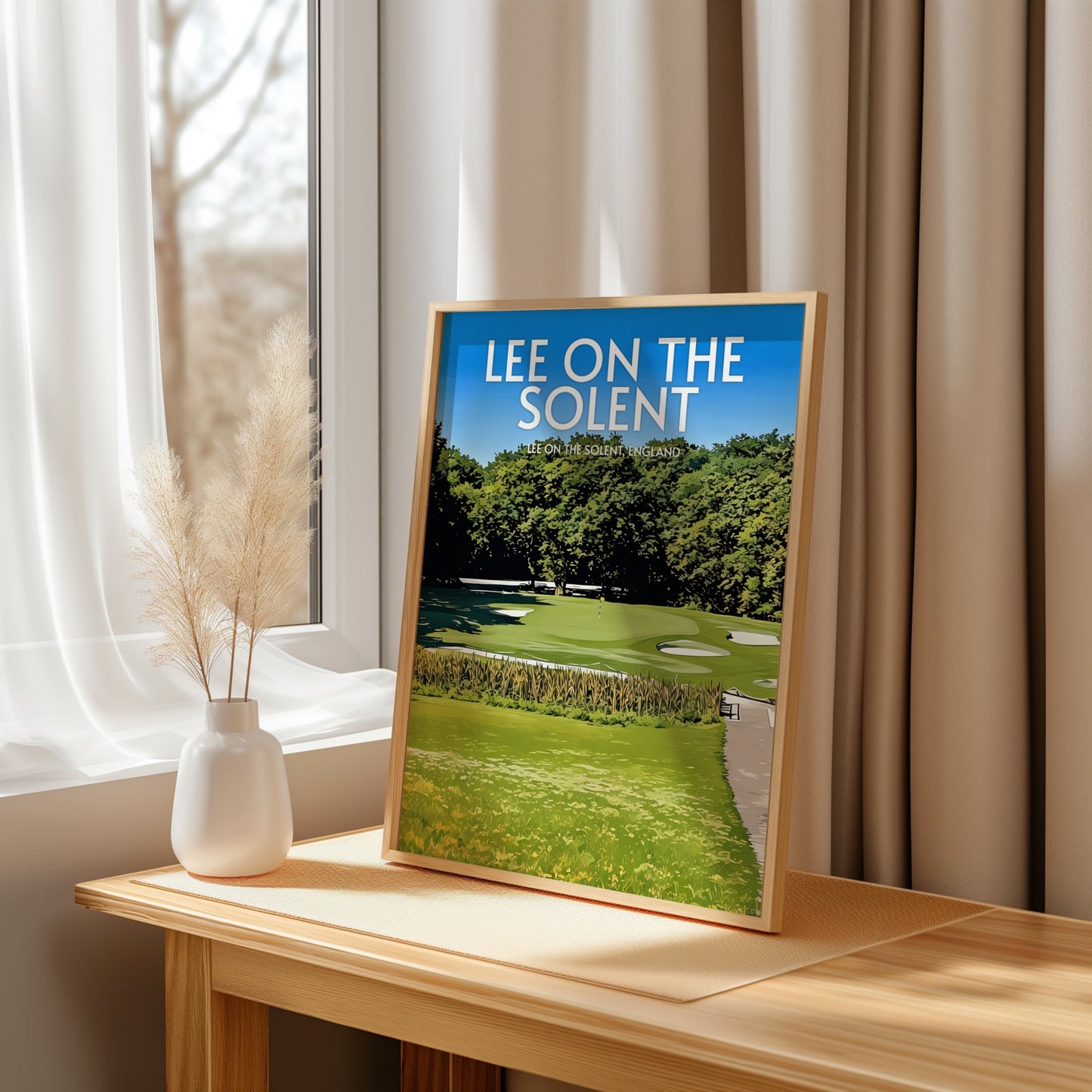 Lee on the Solent Golf Course Print
