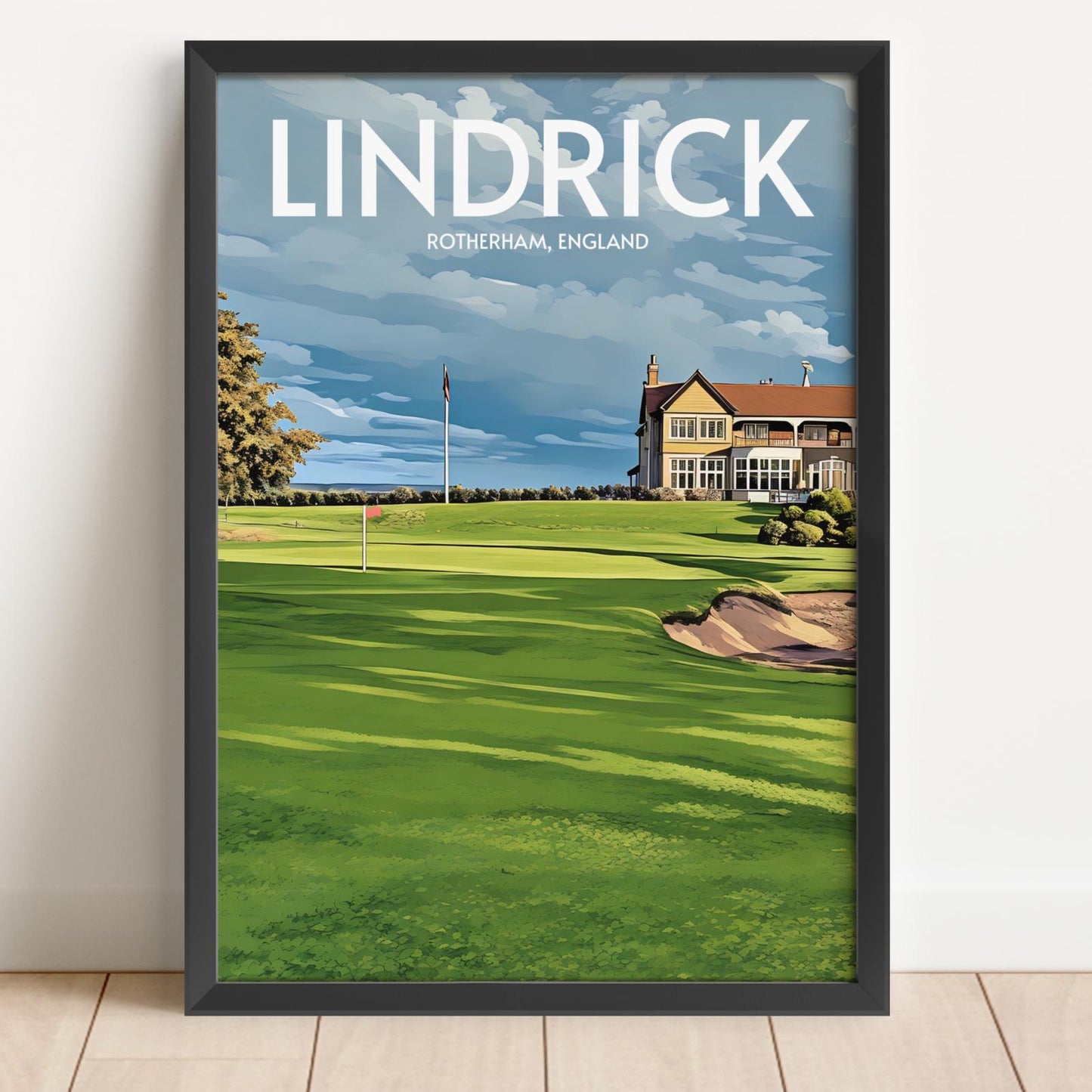 Lindrick Golf Course Poster Print Wall Art