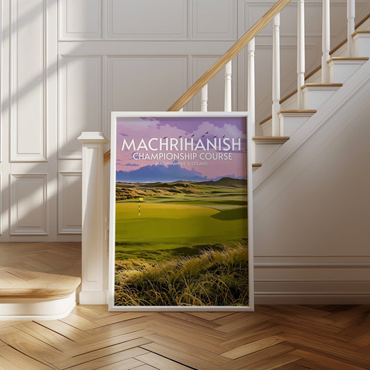 Machrihanish Championship Course Golf Course Print