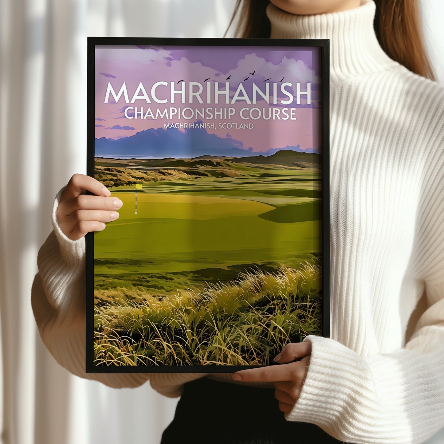 Machrihanish Championship Course Golf Course Print