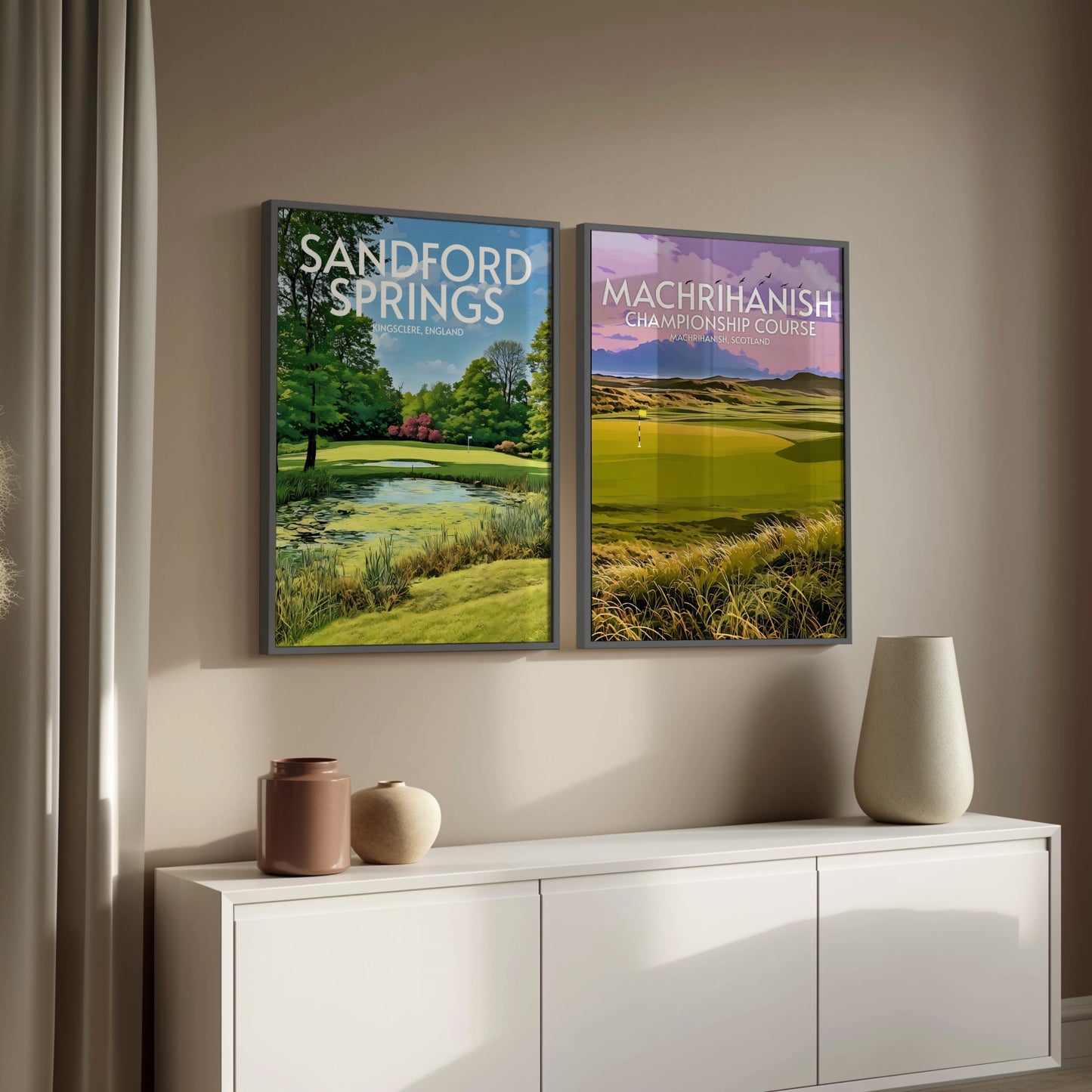 Machrihanish Championship Course Golf Course Print