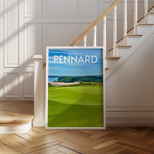 Pennard Golf Course Print