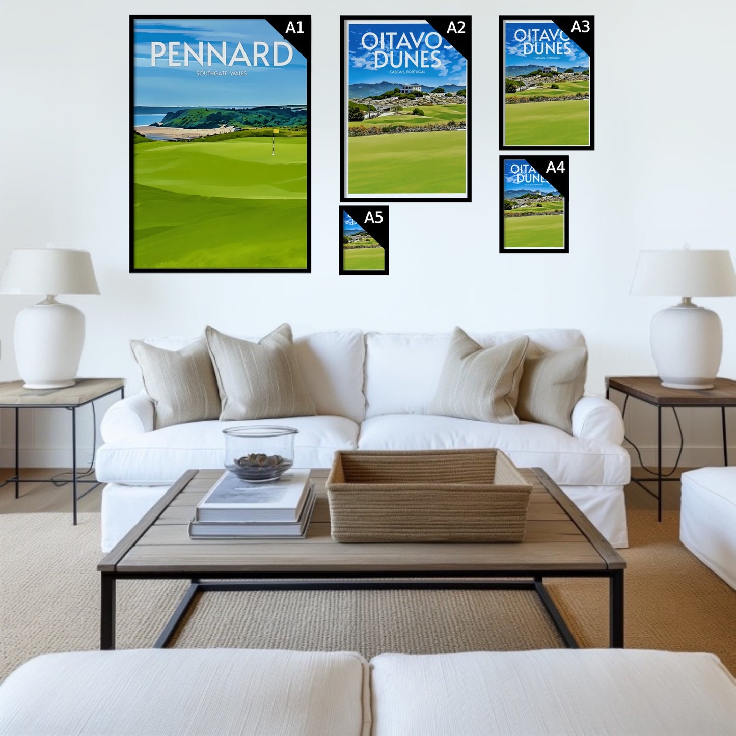 Pennard Golf Course Print