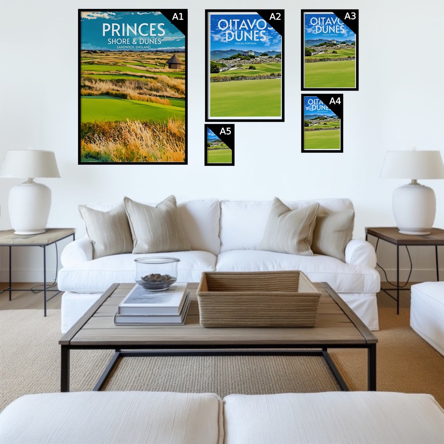 Princes Shore and Dunes Golf Course Print