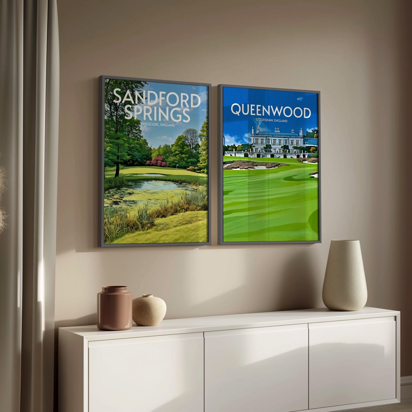 Queenwood Golf Course Print