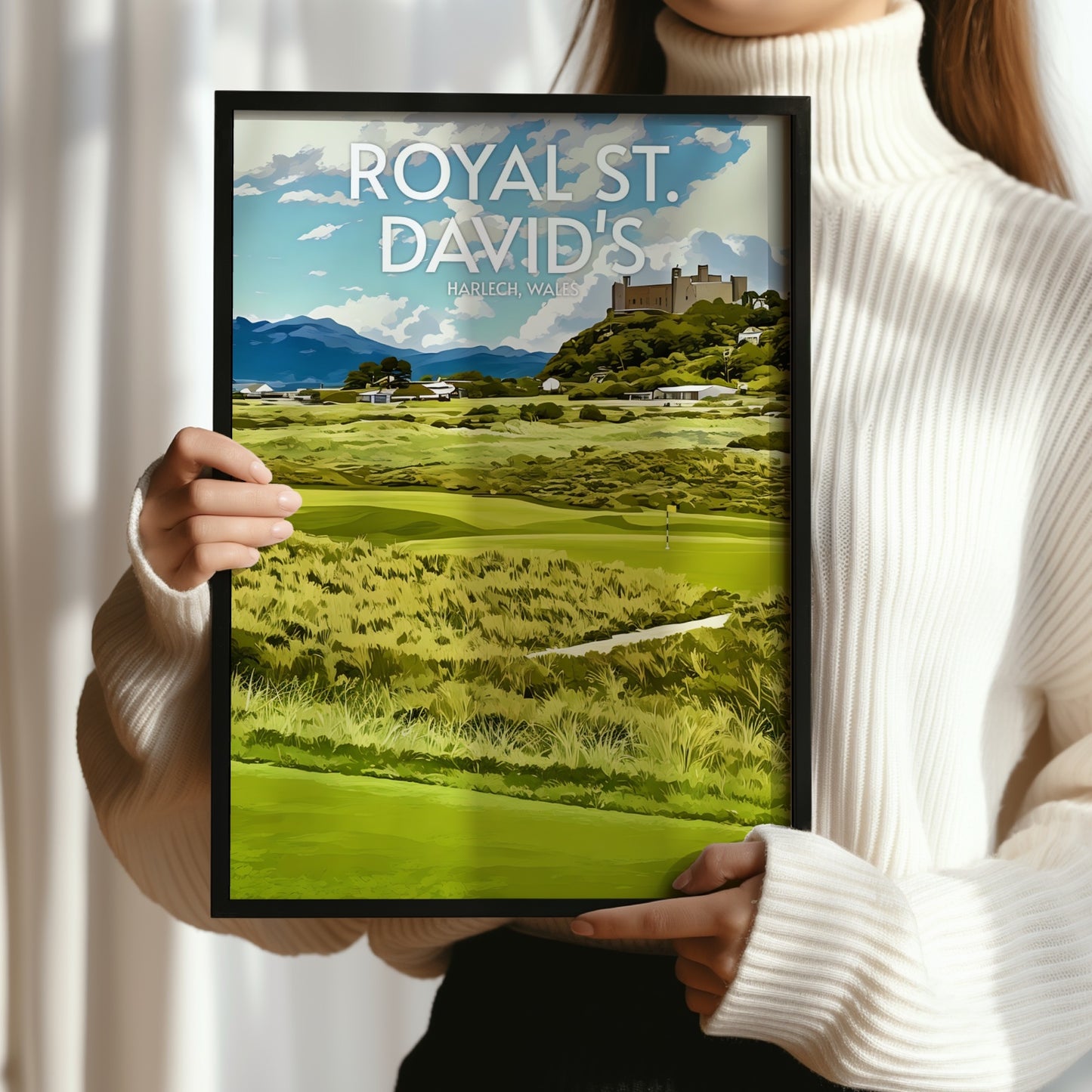 Royal St Davids Golf Course Print