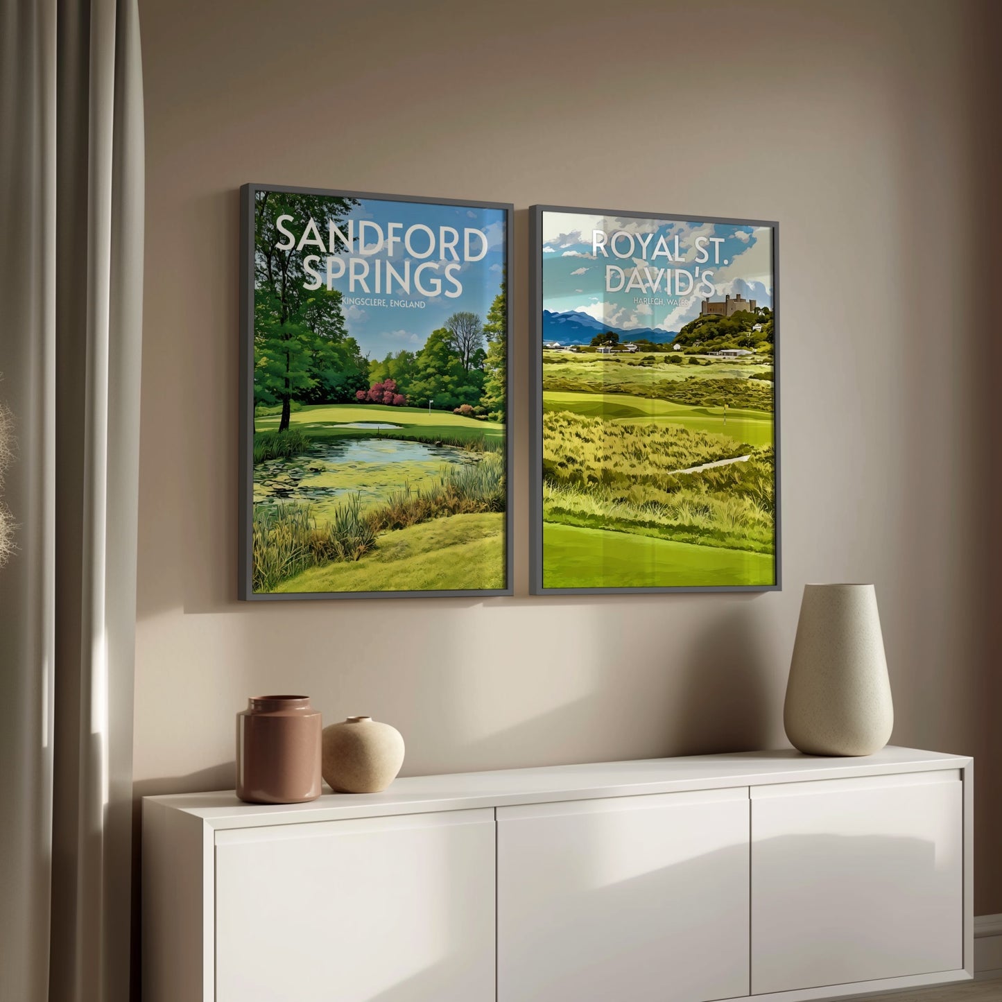 Royal St Davids Golf Course Print