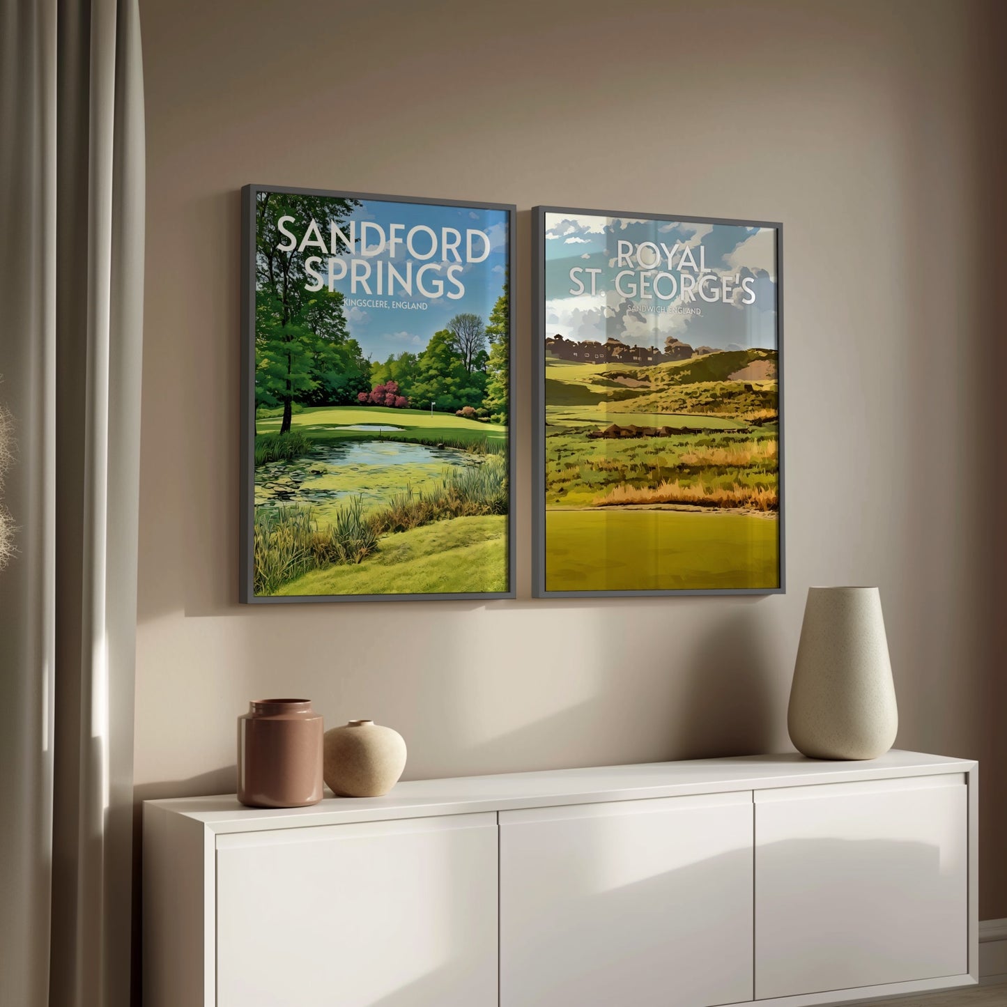 Royal St George's Golf Course Print
