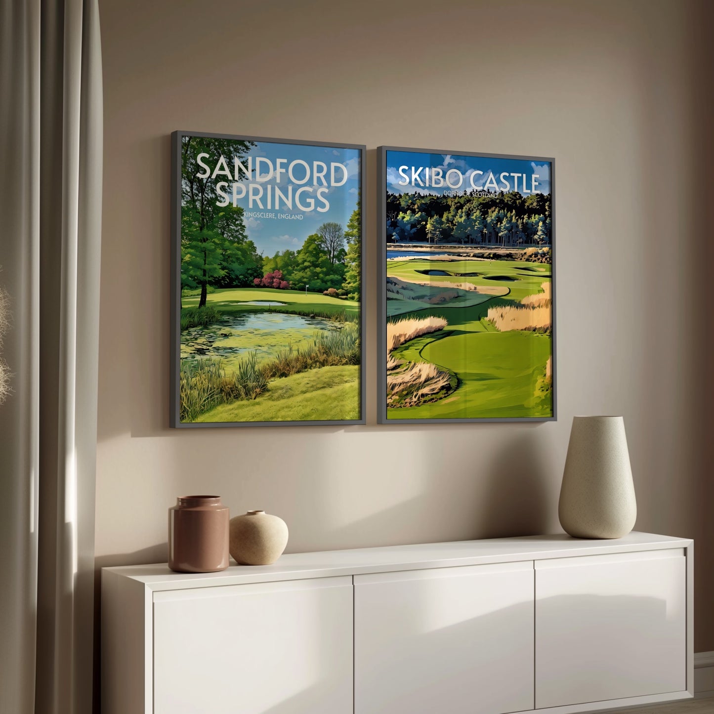 Skibo Castle Golf Course Print