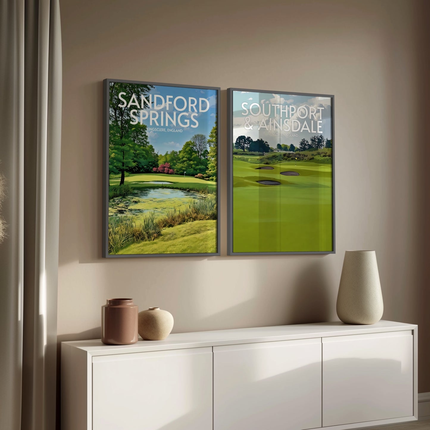 Southport and Ainsdale Golf Course Print