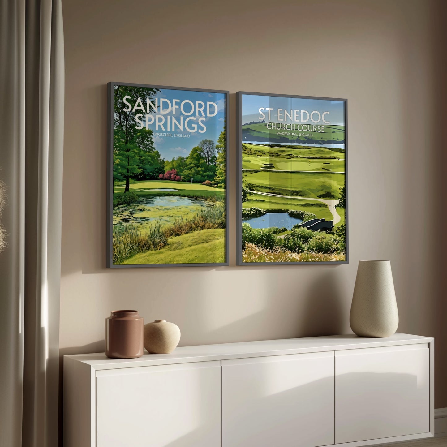St Enedoc Golf Course Print