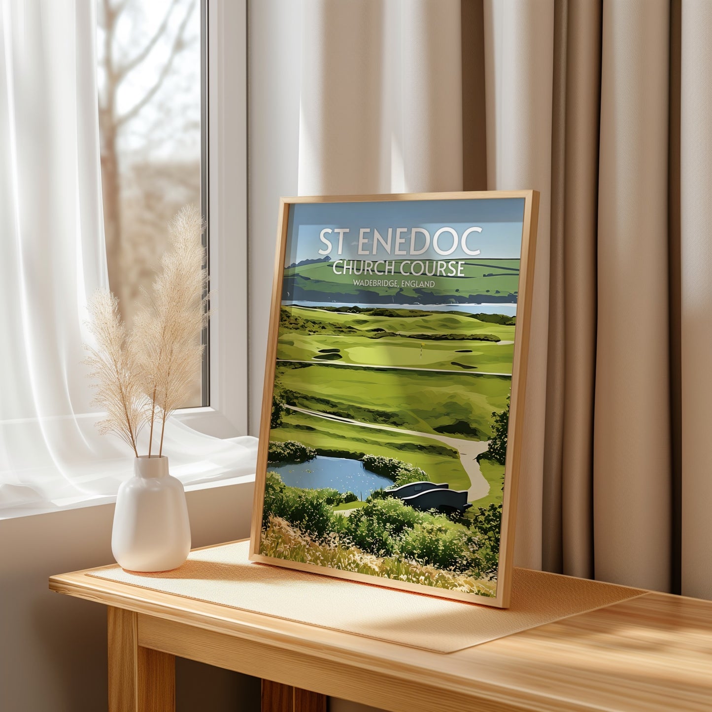St Enedoc Golf Course Print