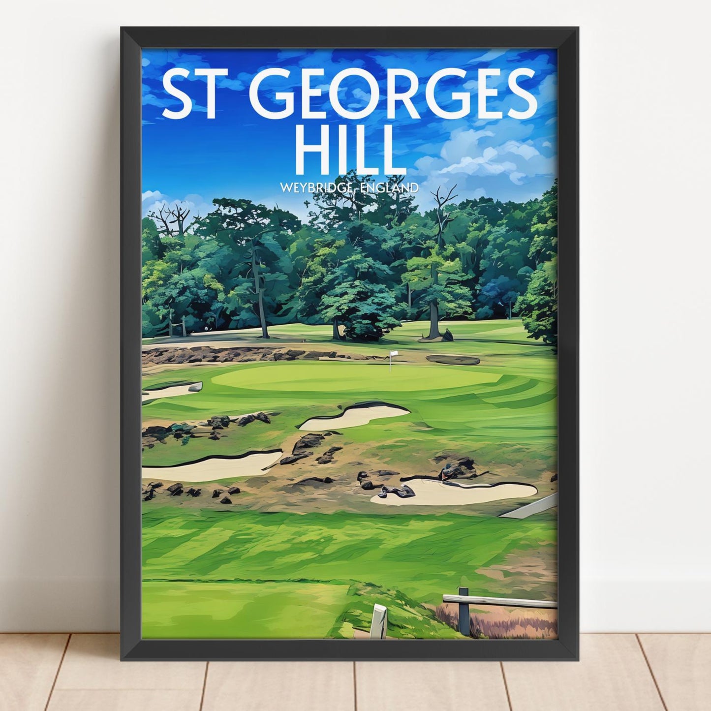 St George's Hill Golf Course Poster Print Wall Art
