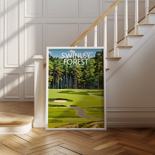 Swinley Forest Golf Course Print