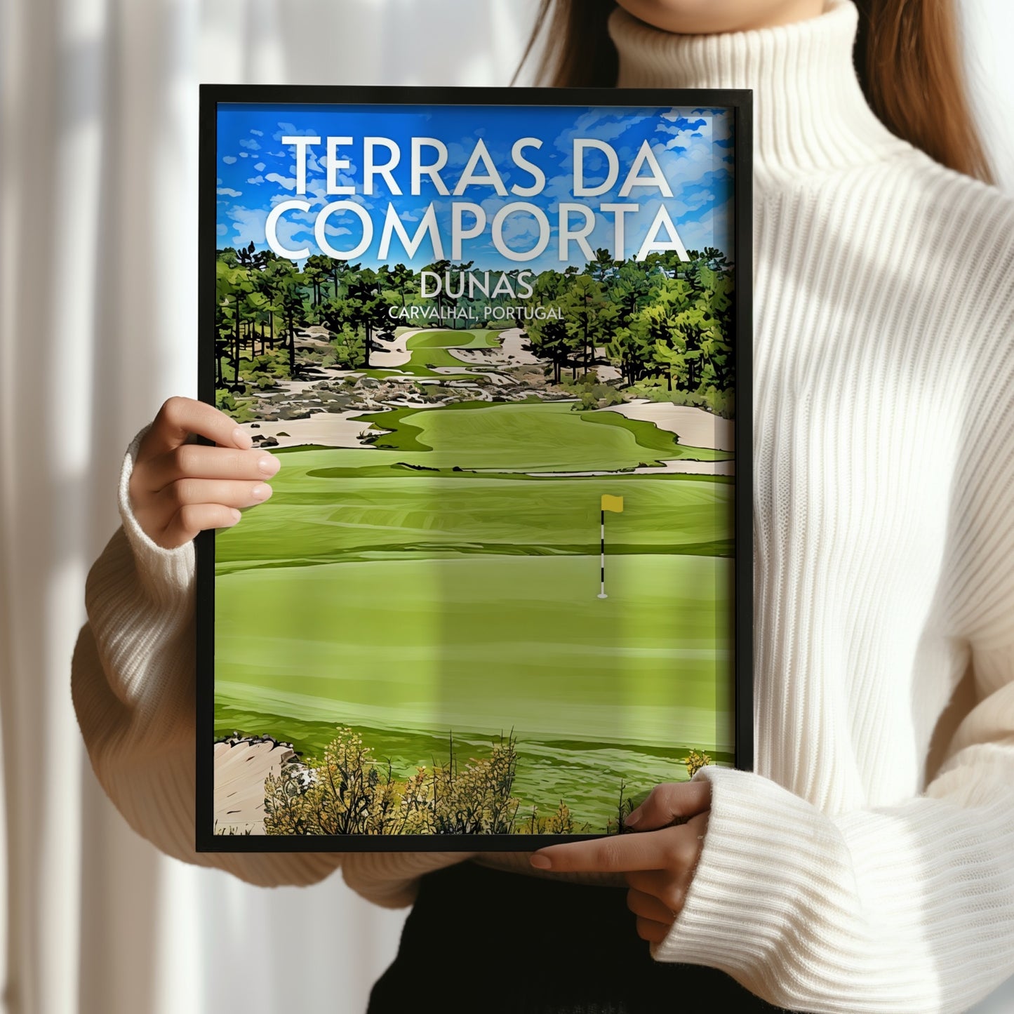 Terras De Comporta Dunas Golf Course Poster Print Wall Art