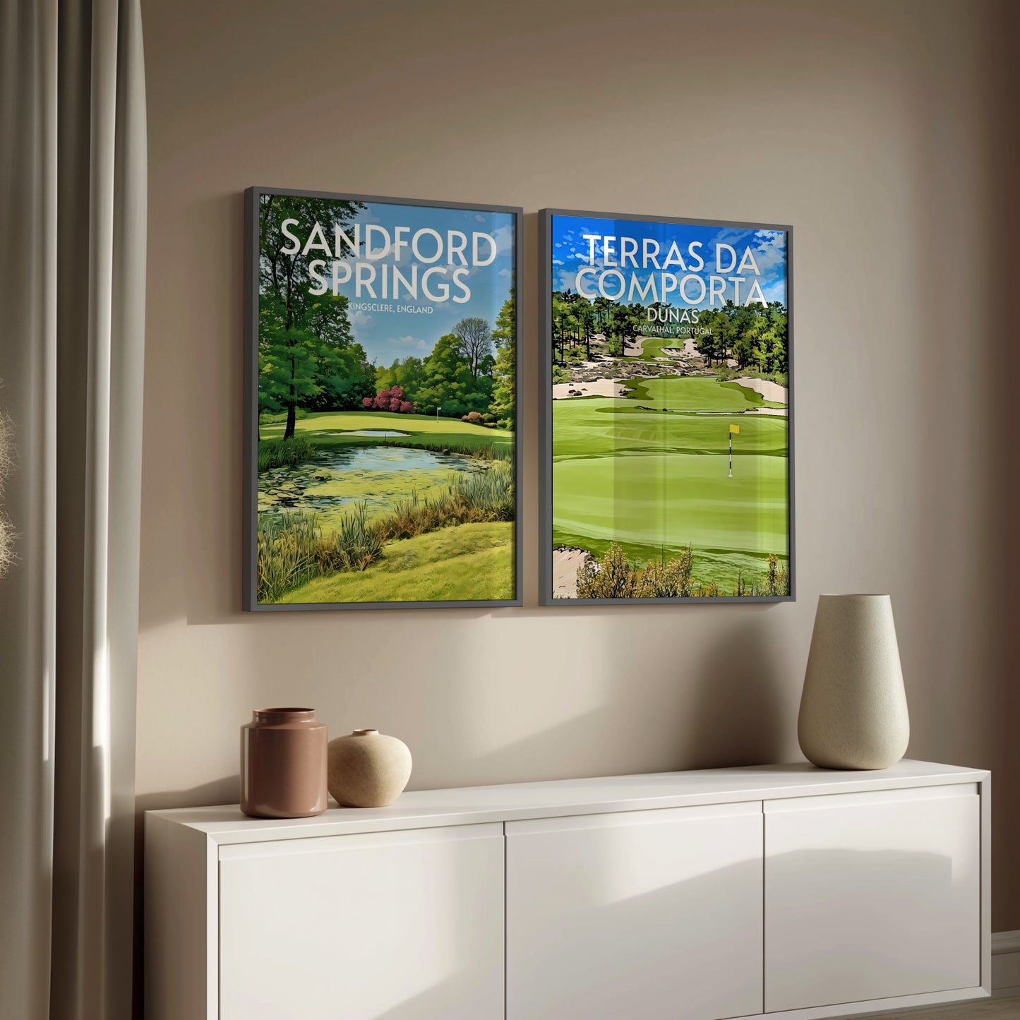 Terras De Comporta Dunas Golf Course Poster Print Wall Art