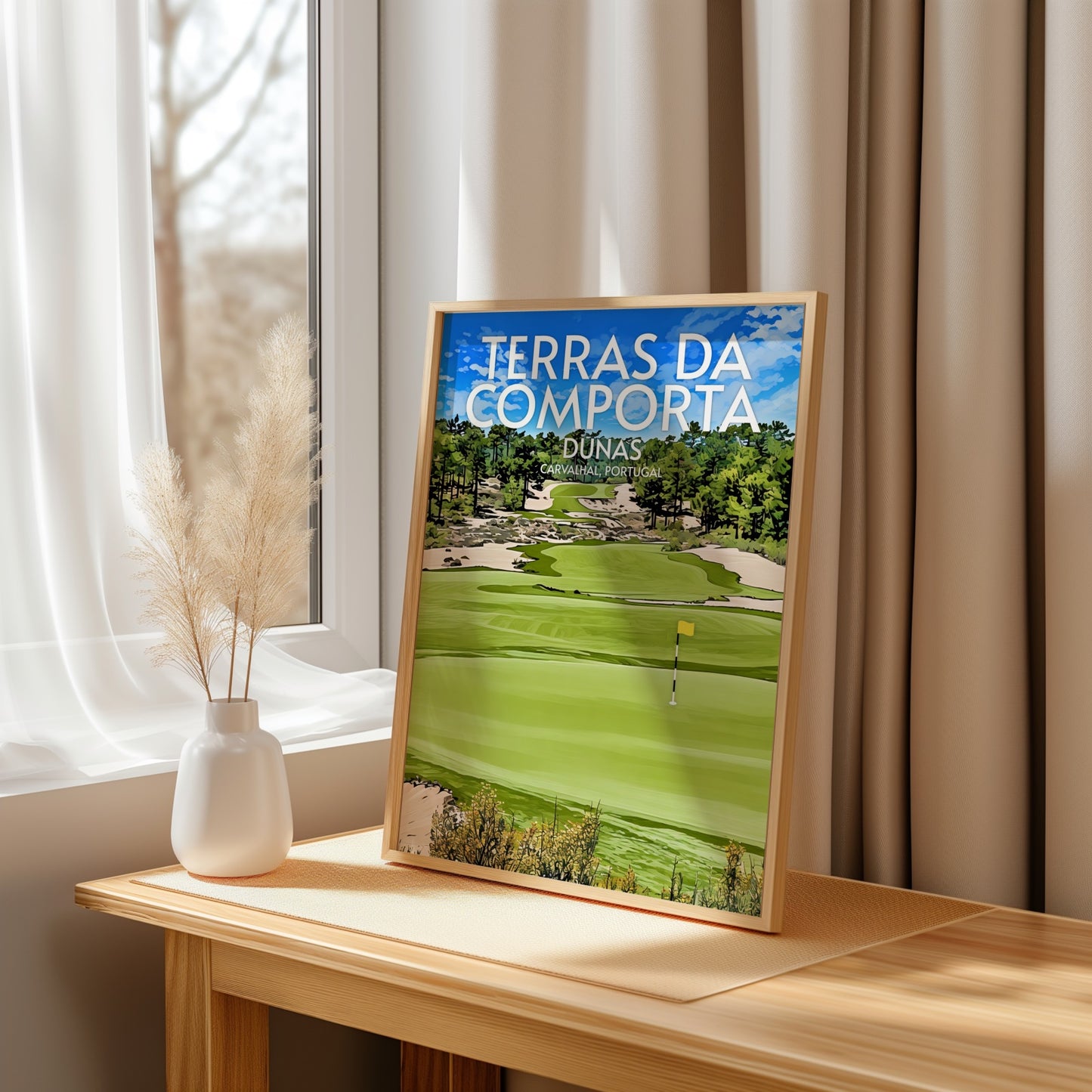 Terras De Comporta Dunas Golf Course Poster Print Wall Art