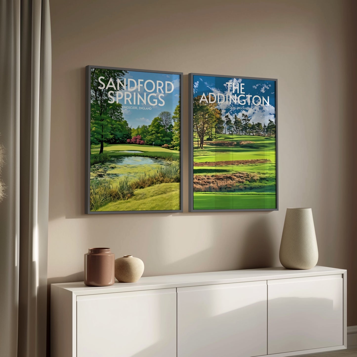 The Addington Golf Course Print