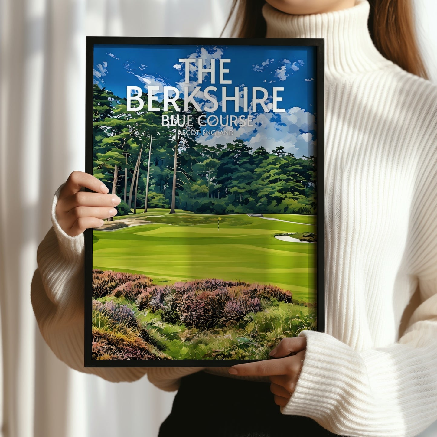 The Berkshire Blue Course Golf Course Print