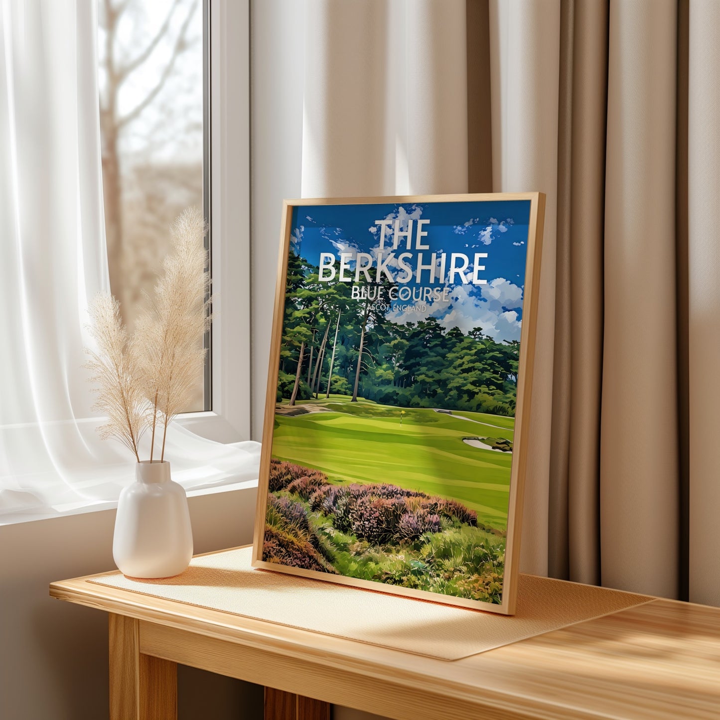 The Berkshire Blue Course Golf Course Print