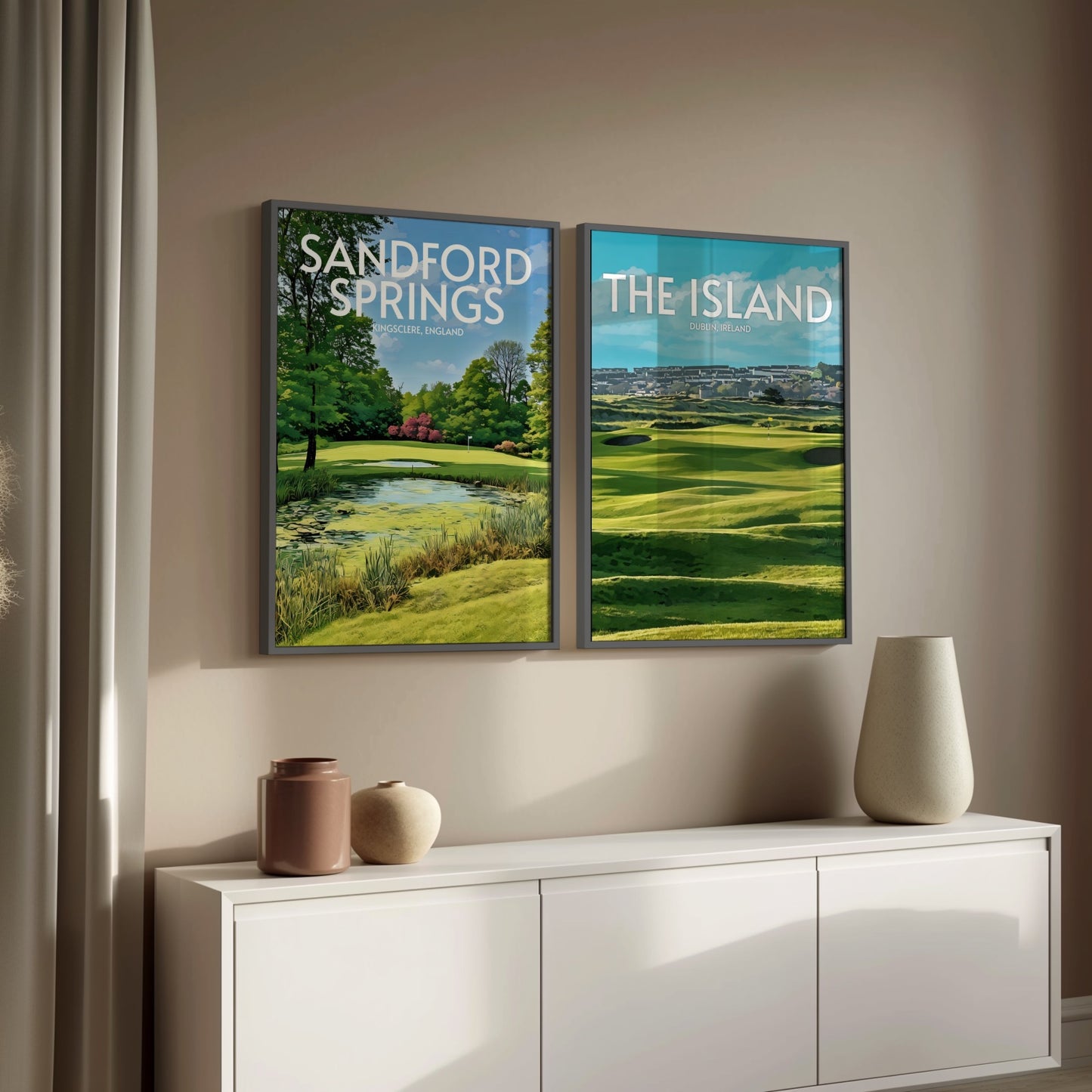 the Island Golf Course Print
