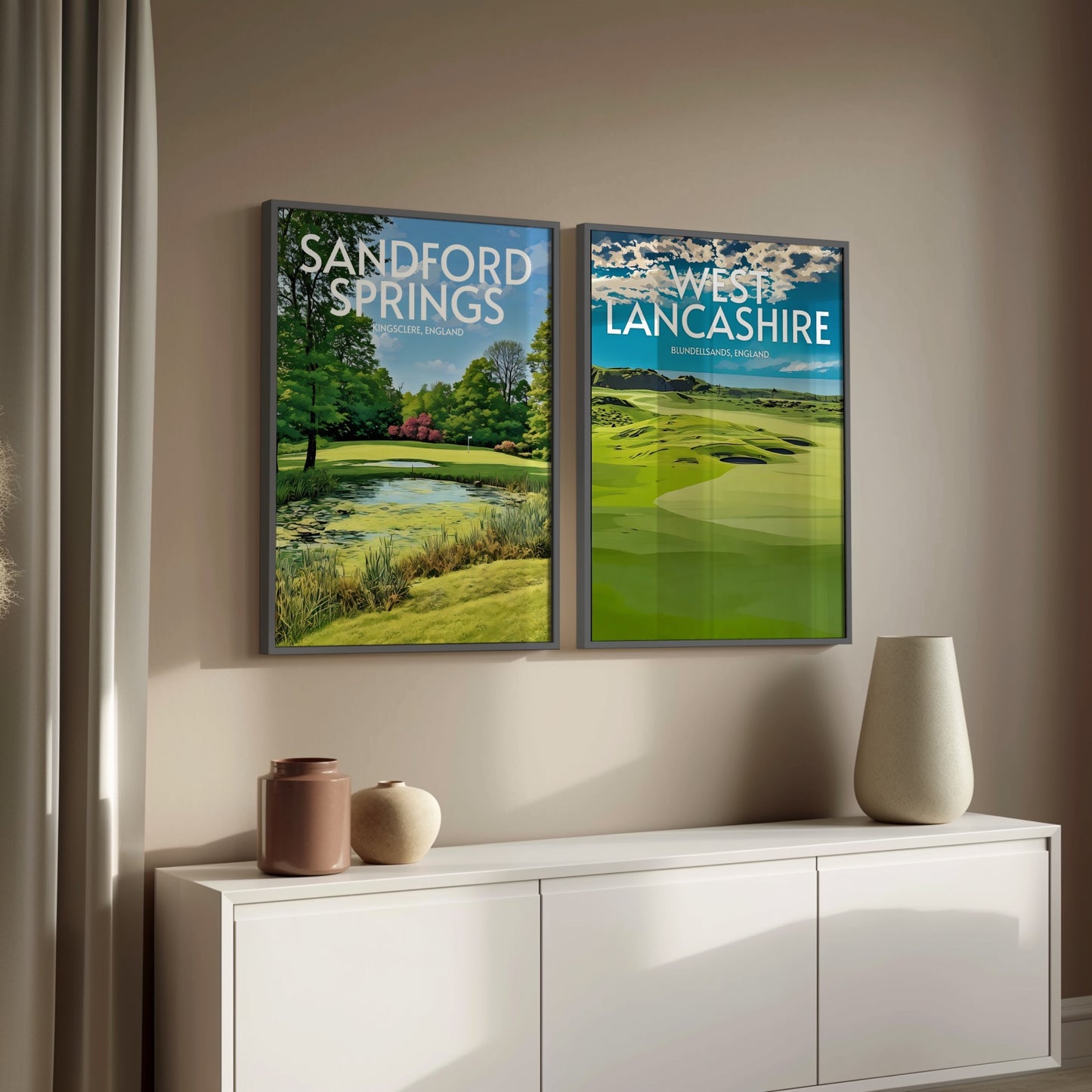 West Lancashire Golf Course Print