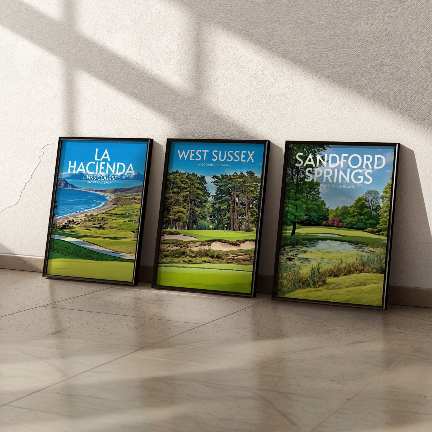 West Sussex Golf Course Print