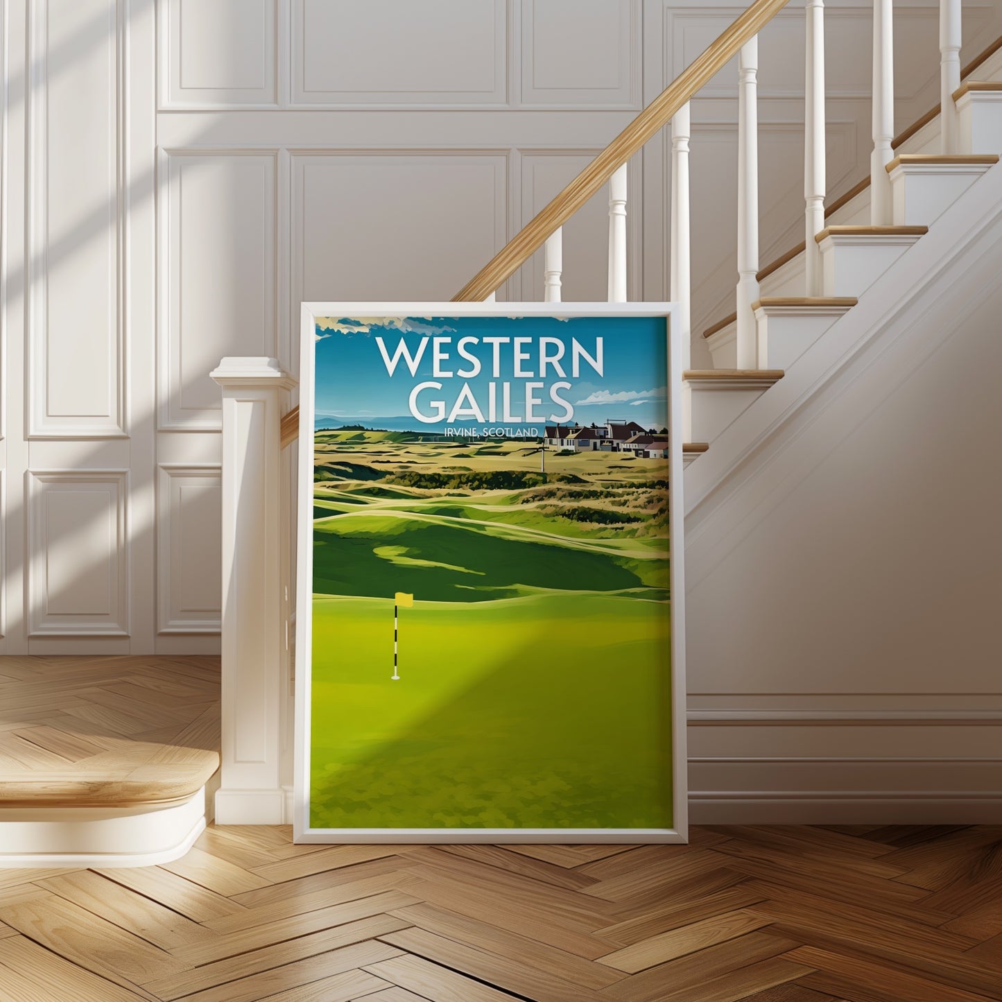 Western Gailes Golf Course Print