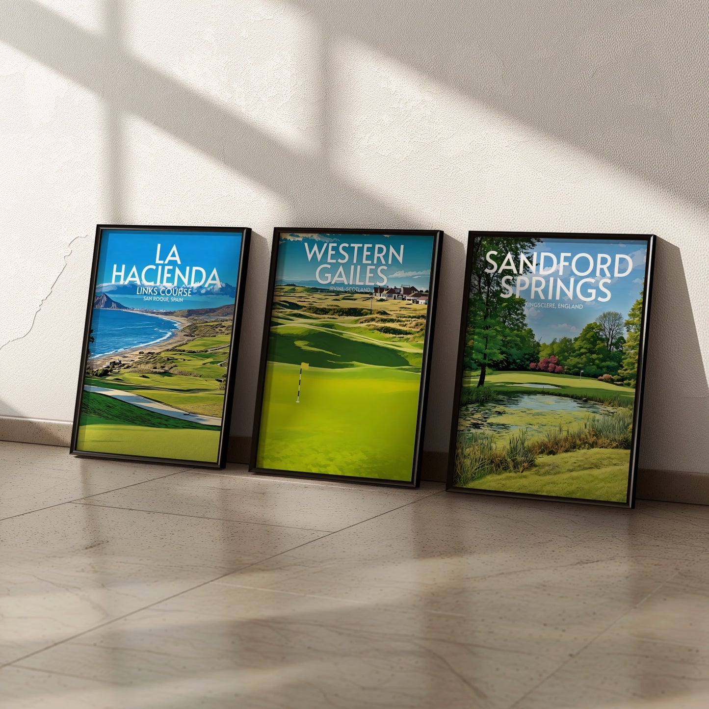 Western Gailes Golf Course Print