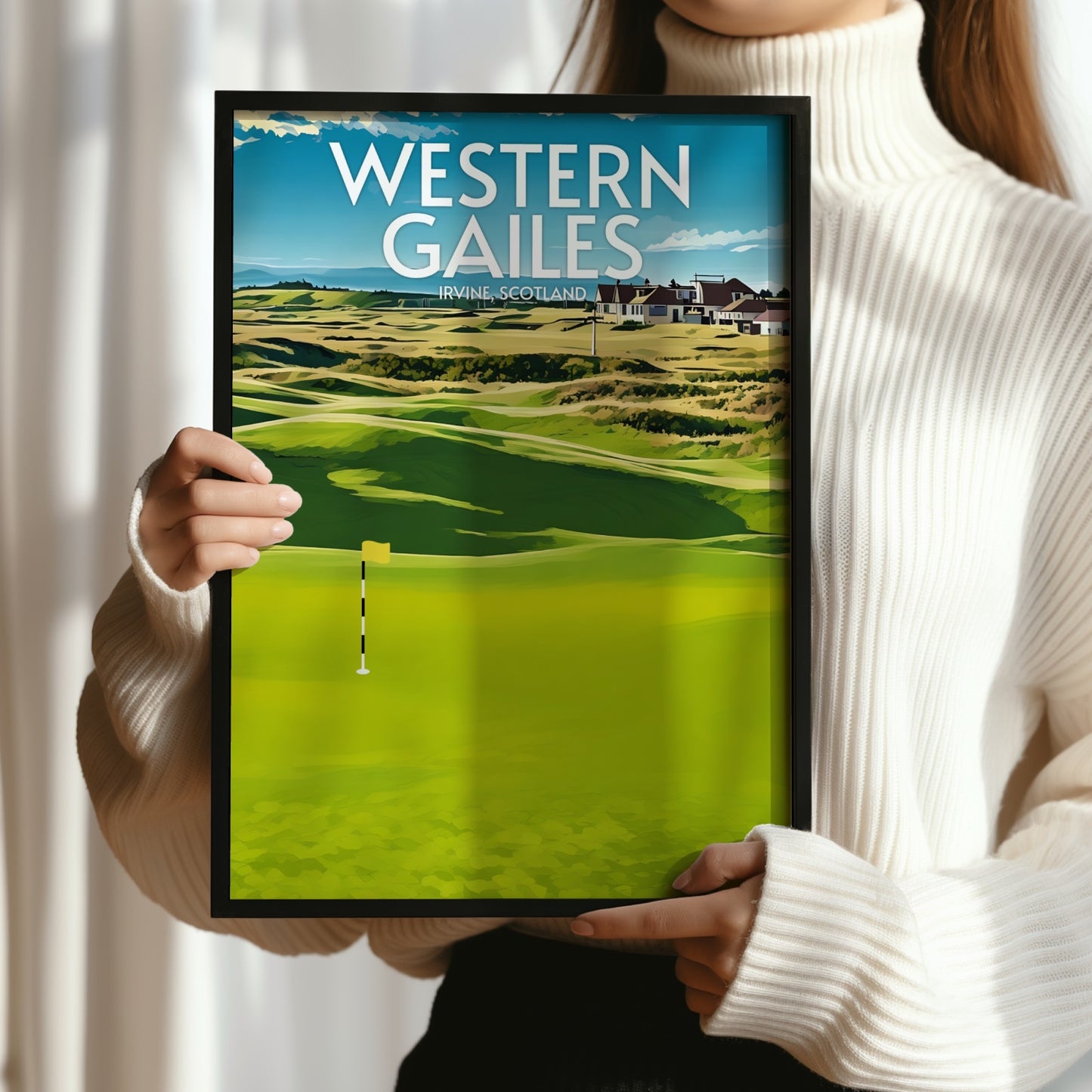 Western Gailes Golf Course Print