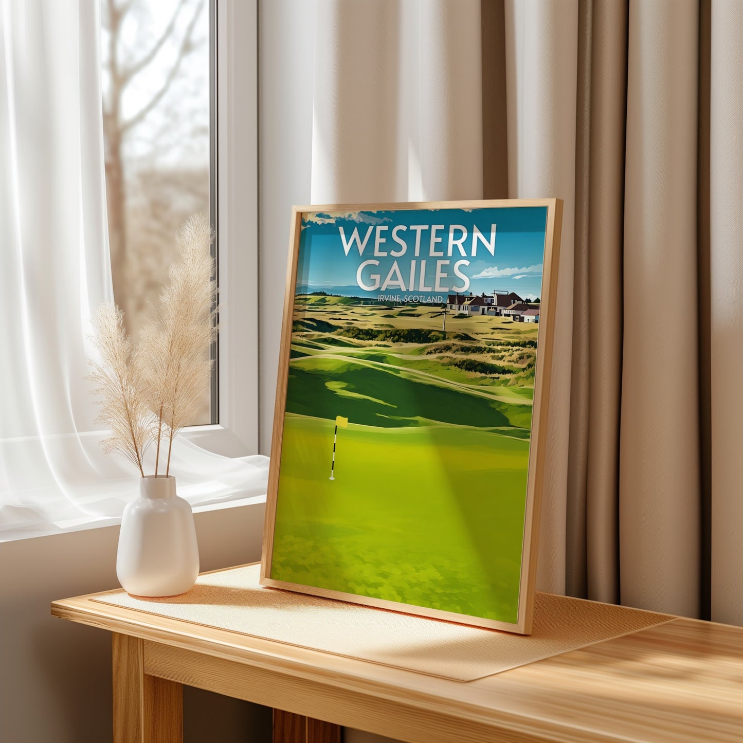 Western Gailes Golf Course Print