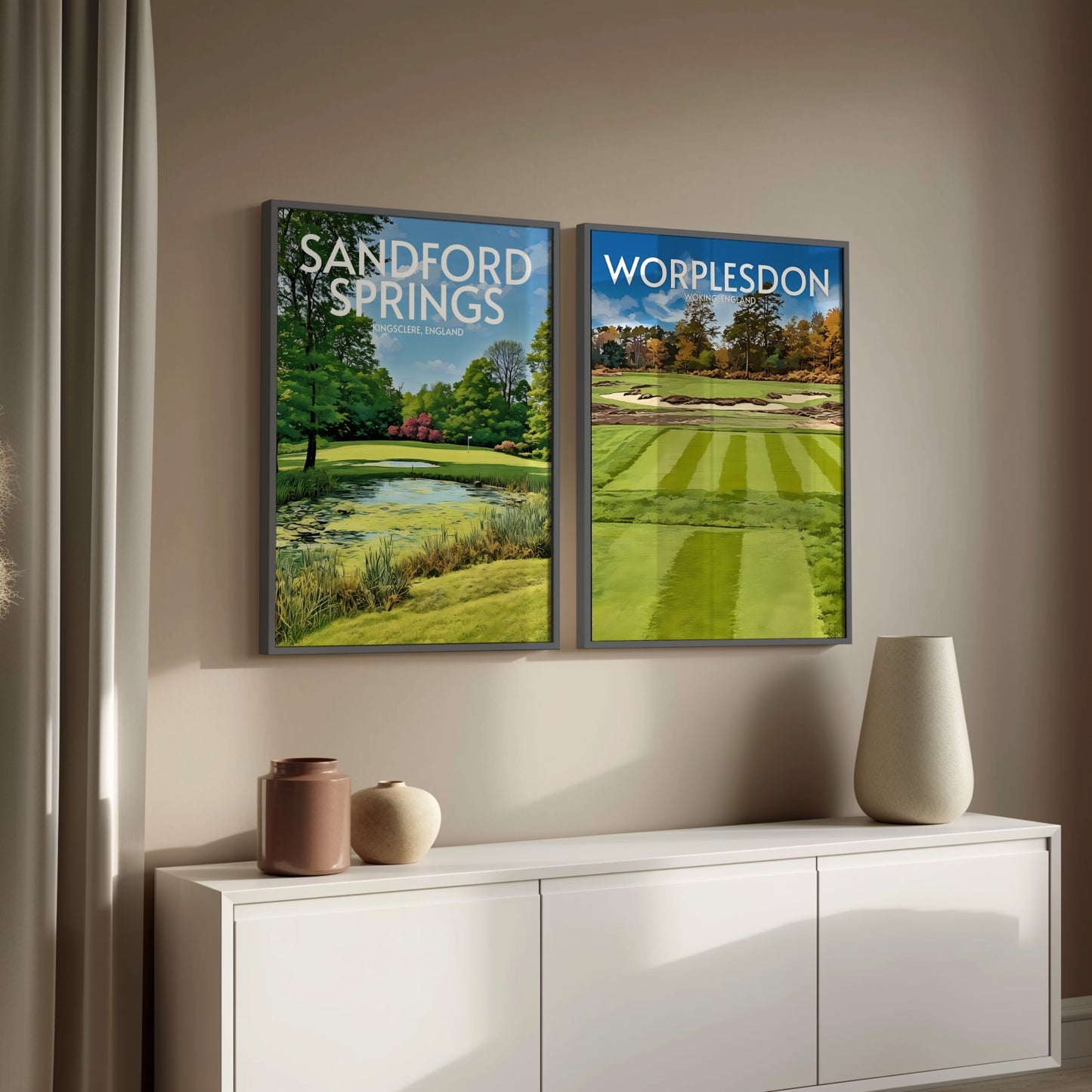 Worplesdon Golf Course Print